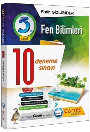 Çanta Yayınları 5. Sınıf Fen Bilimleri 10 Deneme Sınavı Çanta - 1