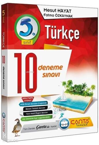 Çanta Yayınları 5. Sınıf Türkçe 10 Deneme Sınavı Çanta - 1