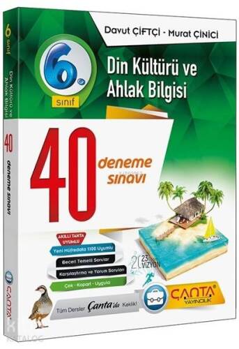 Çanta Yayınları 6. Sınıf Din Kültürü ve Ahlak Bilgisi 40 Deneme Sınavı Çanta - 1