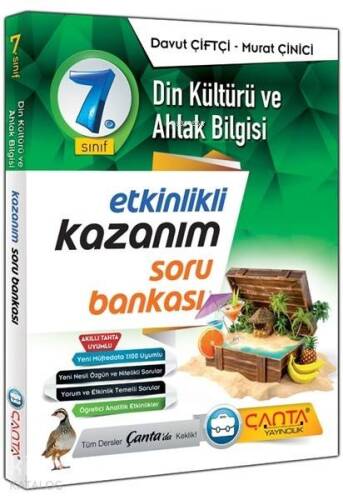 Çanta Yayınları 7. Sınıf Din Kültürü ve Ahlak Bilgisi Etkinlikli Kazanım Soru Bankası Çanta - 1