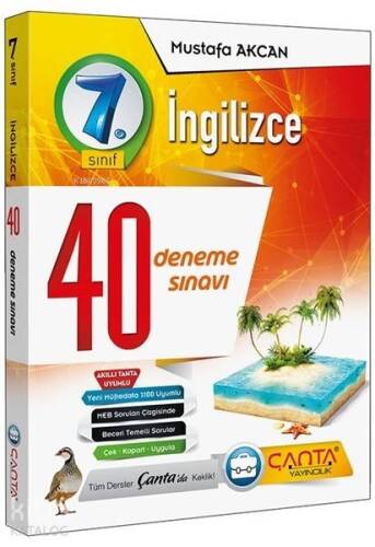 Çanta Yayınları 7. Sınıf İngilizce 40 Deneme Sınavı Çanta - 1