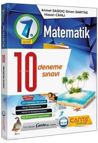 Çanta Yayınları 7. Sınıf Matematik 10 Deneme Sınavı Çanta - 1