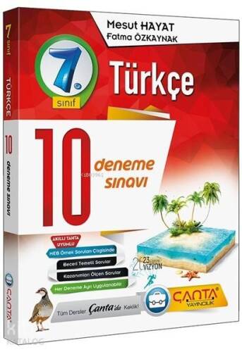 Çanta Yayınları 7. Sınıf Türkçe 10 Deneme Sınavı Çanta - 1