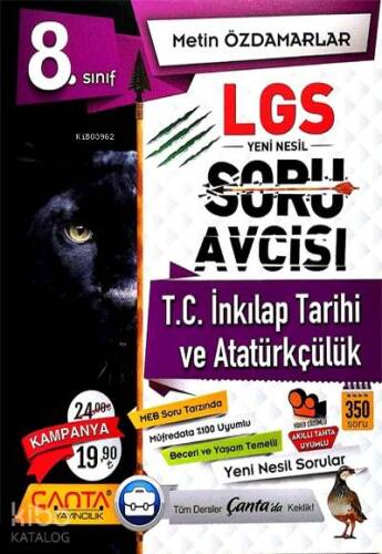 Çanta Yayınları 8. Sınıf LGS T.C. İnkılap Tarihi ve Atatürkçülük Soru Avcısı Çanta - 1