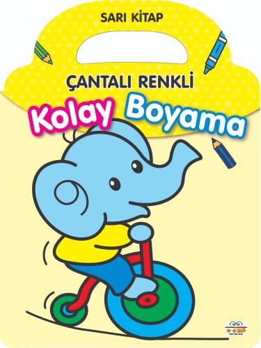 Çantalı Renkli Kolay Boyama- Sarı Kitap - 1