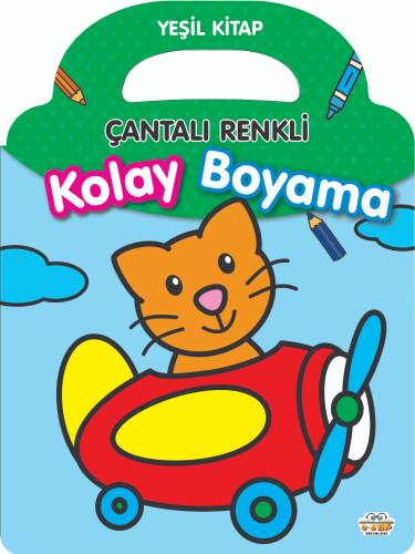 Çantalı Renkli Kolay Boyama- Yeşil Kitap - 1