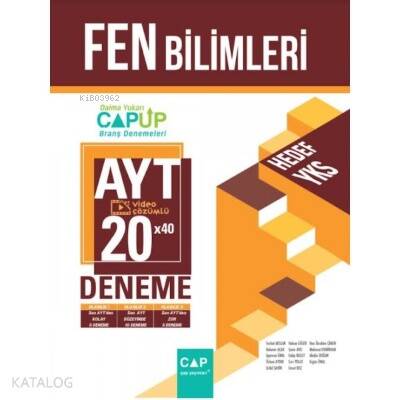 Çap Ayt Up Deneme Fen Bilimleri (20*40) - 2022 - 1