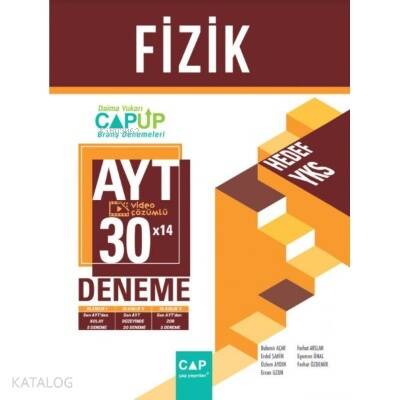 Çap Ayt Up Deneme Fizik (30*14) - 2022 - 1