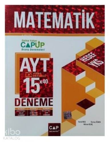 Çap Ayt Up Deneme Matematik 15 Li - 2022 - 1