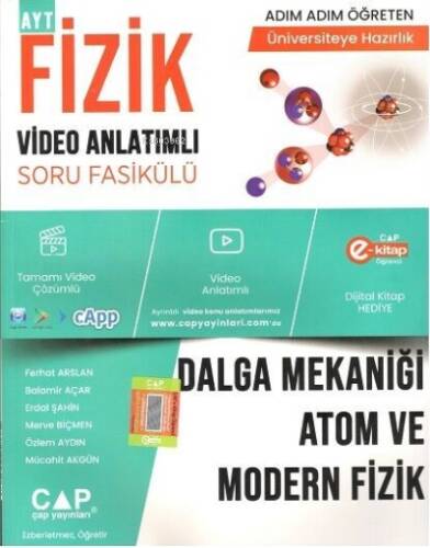 Çap Fizik Dalga Mekaniği Atom ve Modern Fizik Konu Anlatımlı Soru Bankası - 1