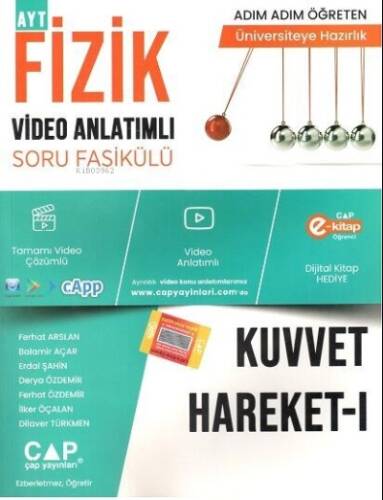 Çap Fizik Kuvvet Hareket 1 Konu Anlatımlı Soru Bankası - 1