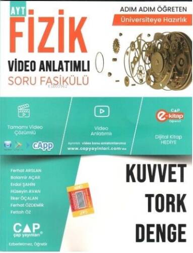 Çap Fizik Kuvvet Tork Denge Konu Anlatımlı Soru Bankası - 1