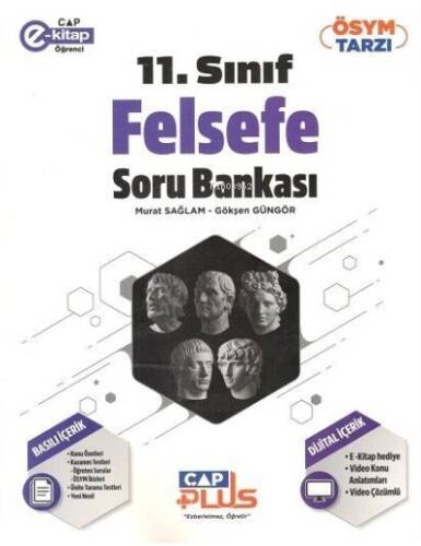 Çap Yayınları 11. Sınıf Anadolu Felsefe Plus Soru Bankası - 1