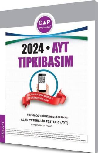 Çap Yayınları 2024 AYT Tıpkı Basım - 1