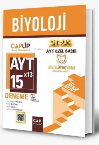 Çap Yayınları AYT Biyoloji 15X13 Up Deneme 2023 Özel Baskı - 1