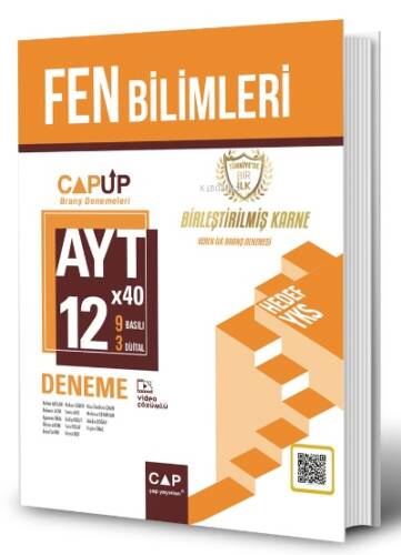 Çap Yayınları AYT Fen Bilimleri 12 X 40 Up Deneme - 1