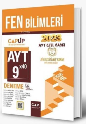 Çap Yayınları AYT Fen Bilimleri 9X40 Up Deneme 2023 Özel Baskı - 1