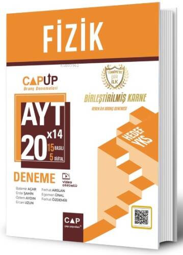 Çap Yayınları AYT Fizik 20 X 14 Up Deneme - 1