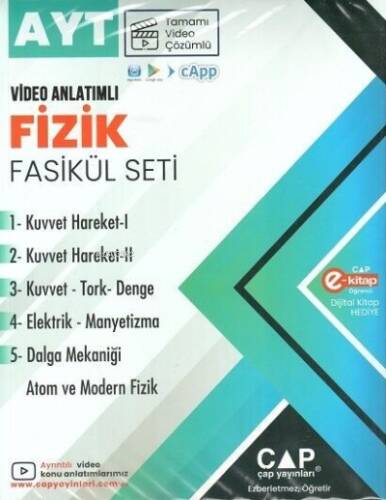 Çap Yayınları AYT Fizik Seti - 1