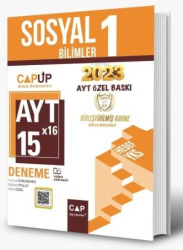 Çap Yayınları AYT Sosyal Bilimler 1 15X16 Up Deneme 2023 Özel Baskı - 1