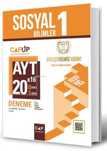 Çap Yayınları AYT Sosyal Bilimler 1 20 X 16 Up Deneme - 1