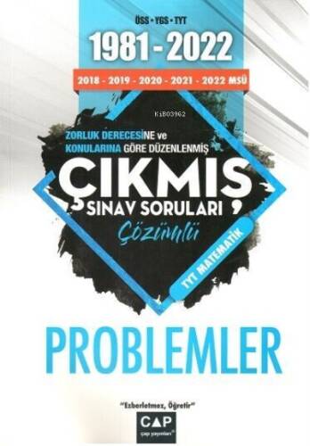 Çap Yayınları Problemler Çıkmış Sınav Soruları - 1