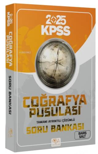 CBA Yayınları 2025 KPSS Coğrafya Pusulası Soru Bankası Çözümlü - 1