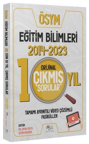 CBA Yayınları KPSS Eğitim Bilimleri 2014-2023 Orijinal Son 10 Yıl Çıkmış Sorular Video Çözümlü CBA Yayınları - 1