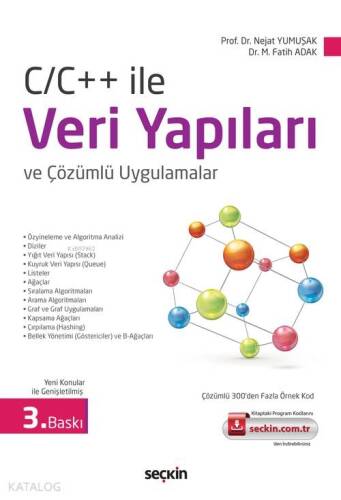 C/C++ ile Veri Yapıları ve Çözümlü Uygulamalar - 1