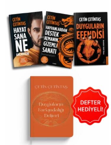 Çetin Çetintaş Kitap Seti Defter Hediyeli (3 Kitap) - 1