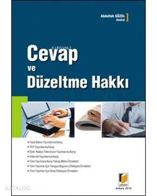 Cevap ve Düzeltme Hakkı - 1