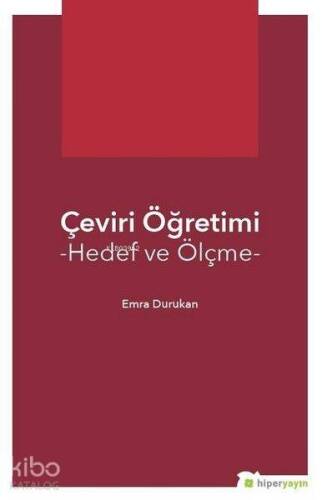 Çeviri Öğretimi Hedef ve Ölçme - 1