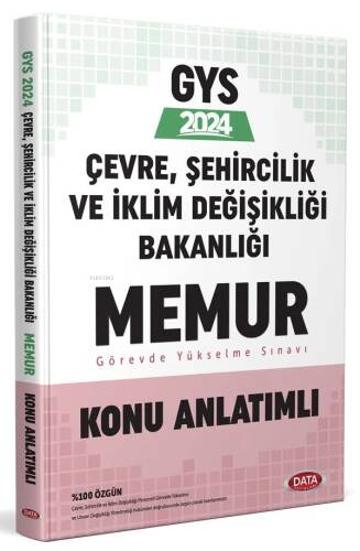 Çevre, Şehircilik ve İklim Değişikliği Bakanlığı Memur GYS Konu Anlatımlı - 1