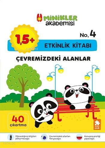 Çevremizdeki Alanlar Etkinlik Kitabı - Minikler Akademisi - 1