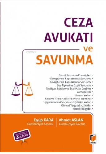 Ceza Avukatı ve Savunma - 1