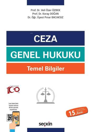 Ceza Genel Hukuku Temel Bilgiler - 1