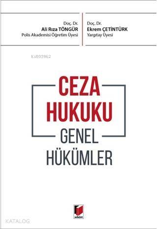 Ceza Hukuku Genel Hükümler - 1