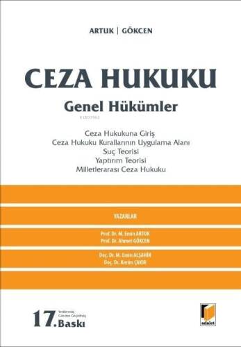 Ceza Hukuku Genel Hükümler - 1