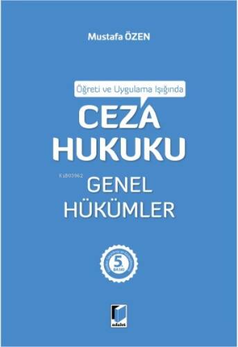 Ceza Hukuku Genel Hükümler - 1