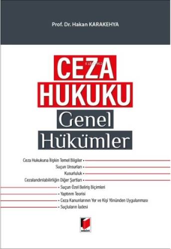 Ceza Hukuku Genel Hükümler - 1