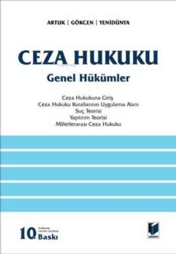 Ceza Hukuku Genel Hükümler - 1