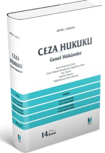 Ceza Hukuku Genel Hükümler (Ciltsiz) - 1