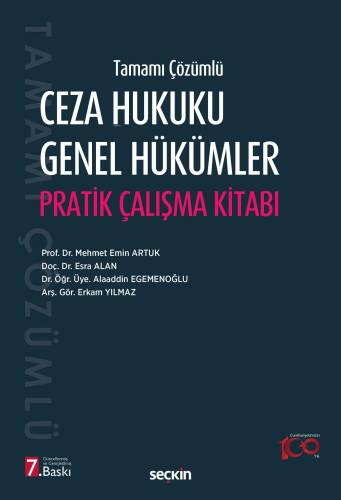 Ceza Hukuku Genel Hükümler Pratik Çalışma Kitabı - 1