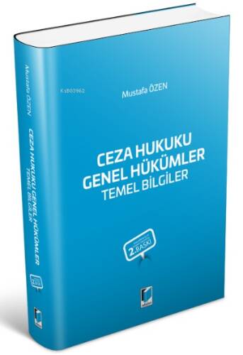 Ceza Hukuku Genel Hükümler Temel Bilgiler - 1