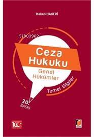 Ceza Hukuku Genel Hükümler Temel Bilgiler - 1