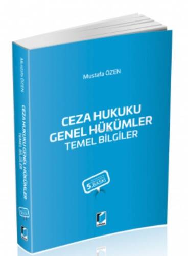 Ceza Hukuku Genel Hükümler Temel Bilgiler - 1