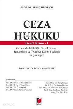 Ceza Hukuku Genel Kısım 1 - 1