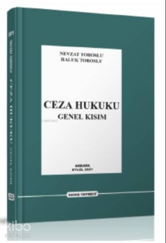 Ceza Hukuku Genel Kısım - 1