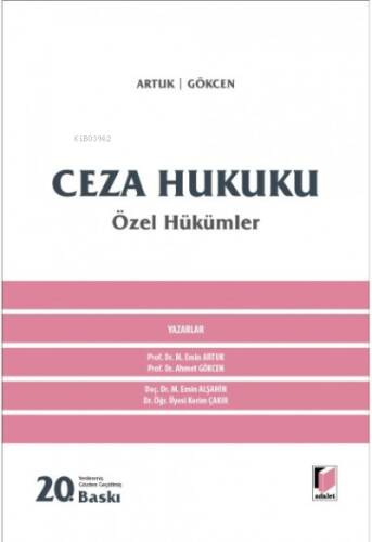 Ceza Hukuku Özel Hükümler - 1