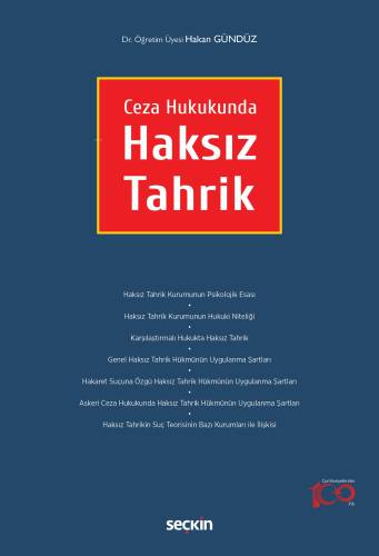 Ceza Hukukunda Haksız Tahrik - 1